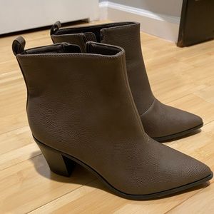Brown Booties, Size 8